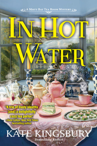 In Hot Water: A Misty Bay Tea Room Mystery (A Misty Bay Tea Room Mystery) book cover by Kate Kingsbury