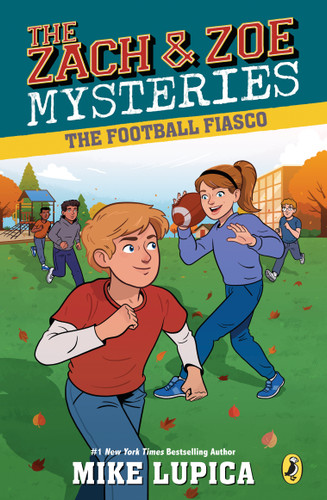 The Football Fiasco (Zach and Zoe Mysteries, The) book cover by Mike Lupica