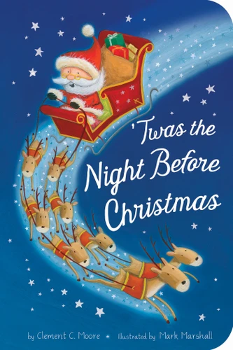 Twas the Night Before Christmas book cover by Clement C. Moore