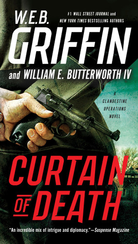 Curtain of Death (A Clandestine Operations Novel) book cover by W.E.B. Griffin, William E. Butterworth IV