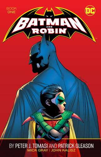 Batman and Robin by Peter J. Tomasi and Patrick Gleason Book One book cover by Peter J. Tomasi