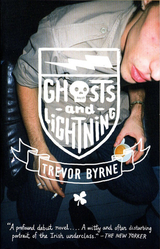 Ghosts and Lightning book cover by Trevor Byrne