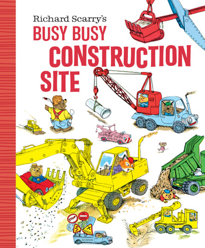 Richard Scarry's Busy Busy Construction Site (Richard Scarry's BUSY BUSY Board Books) book cover by Richard Scarry