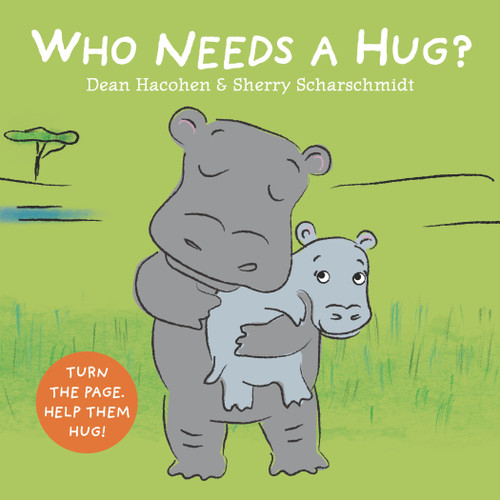 Who Needs a Hug? book cover by Dean Hacohen
