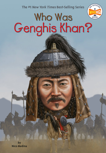 Who Was Genghis Khan? (Who Was?) book cover by Nico Medina, Who HQ
