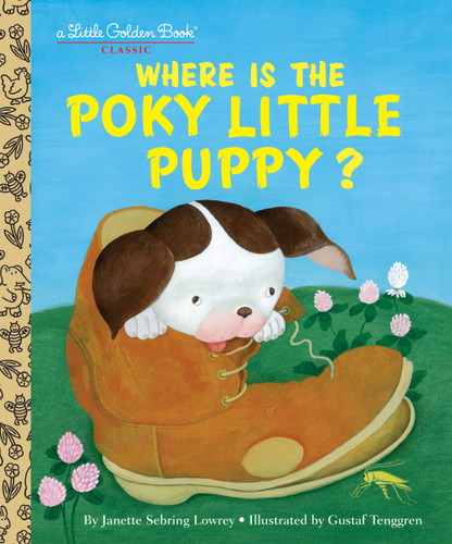 Where is the Poky Little Puppy? (Little Golden Book) book cover by Janette Sebring Lowrey