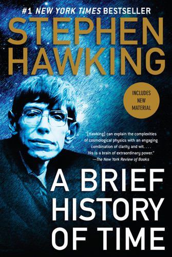 A Brief History of Time book cover by Stephen Hawking