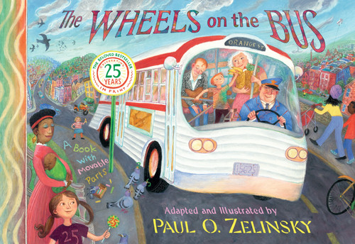 The Wheels on the Bus book cover by Paul O. Zelinsky