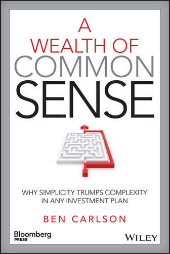 A Wealth of Common Sense: Why Simplicity Trumps Complexity in Any Investment Plan (Bloomberg) book cover by Ben Carlson