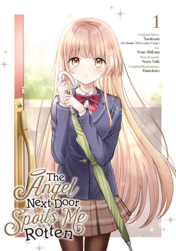 The Angel Next Door Spoils Me Rotten 01 (Manga) (The Angel Next Door Spoils Me Rotten) book cover by Saekisan, Wan Shibata