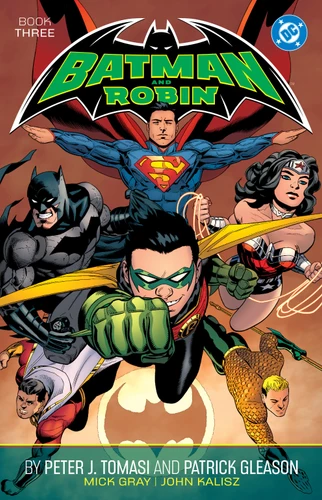 Batman and Robin by Peter J. Tomasi and Patrick Gleason Book Three book cover by Peter J. Tomasi