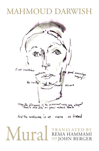 Mural book cover by Mahmoud Darwish