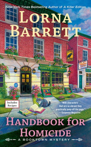 Handbook for Homicide (A Booktown Mystery) book cover by Lorna Barrett