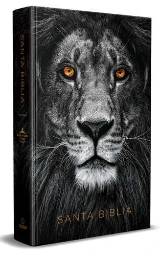 Biblia Reina Valera 1960 letra grande. Tapa dura, León de Judá, tamaño manual/ Spanish Bible RVR 1960. Handy Size, Large Print, Hardcover, Lion of Judah book cover by Reina Valera Revisada 1960