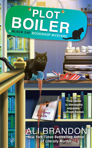 Plot Boiler (A Black Cat Bookshop Mystery) book cover by Ali Brandon
