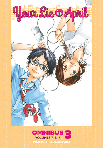 Your Lie in April Omnibus 3 (Vol. 7-9) (Your Lie in April Omnibus) book cover by Naoshi Arakawa