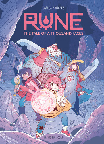 Rune: The Tale of a Thousand Faces book cover by Carlos Sánchez