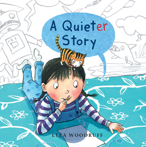 A Quieter Story book cover by Liza Woodruff