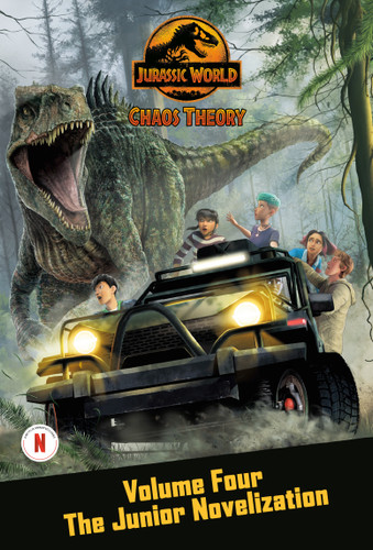 Chaos Theory, Volume Four: The Junior Novelization (Jurassic World) book cover by Steve Behling