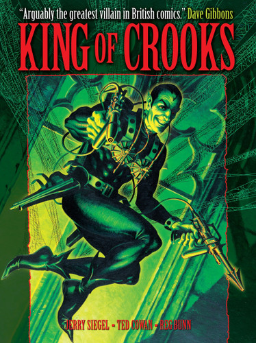 King of Crooks (featuring The British Spider) book cover by Jerry Siegel