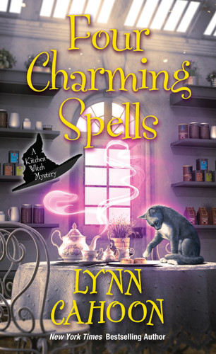 Four Charming Spells (Kitchen Witch Mysteries) book cover by Lynn Cahoon