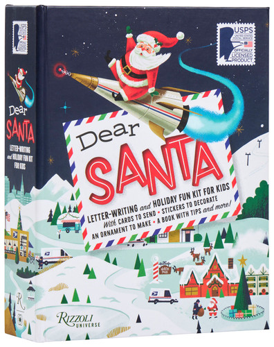 Dear Santa: Letter-Writing and Holiday Fun Kit for Kids book cover by 