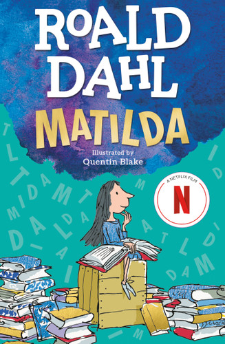 Matilda book cover by Roald Dahl