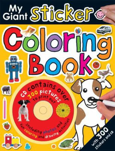 My Giant Sticker Coloring Book [Paperback] Cover
