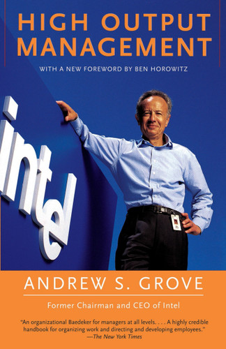 High Output Management book cover by Andrew S. Grove