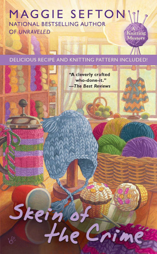 Skein of the Crime (A Knitting Mystery) book cover by Maggie Sefton