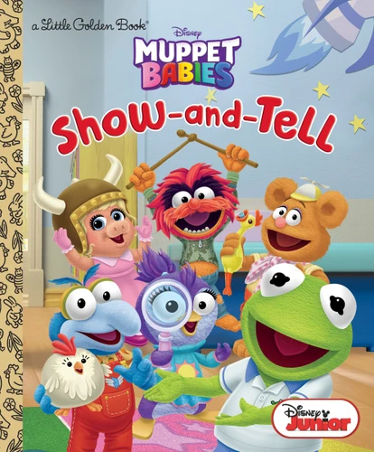 Show-and-Tell (Disney Muppet Babies) (Little Golden Book) book cover by RH Disney