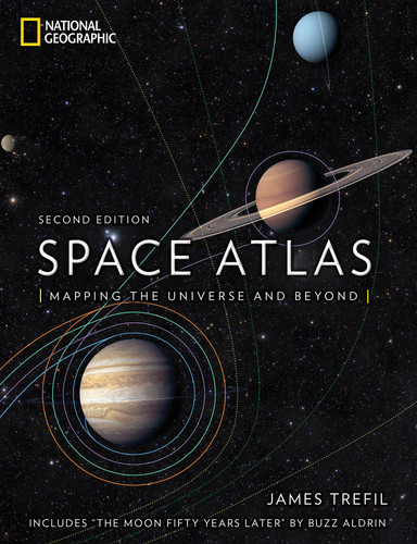 Space Atlas, Second Edition: Mapping the Universe and Beyond book cover by James Trefil