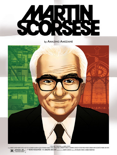 Martin Scorsese book cover by Amazing Ameziane