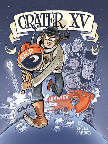 Crater XV book cover by Kevin Cannon