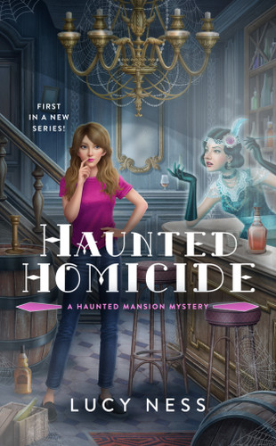 Haunted Homicide (A Haunted Mansion Mystery) book cover by Lucy Ness