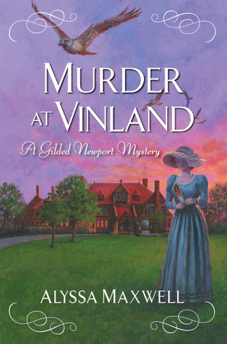 Murder at Vinland (A Gilded Newport Mystery) book cover by Alyssa Maxwell