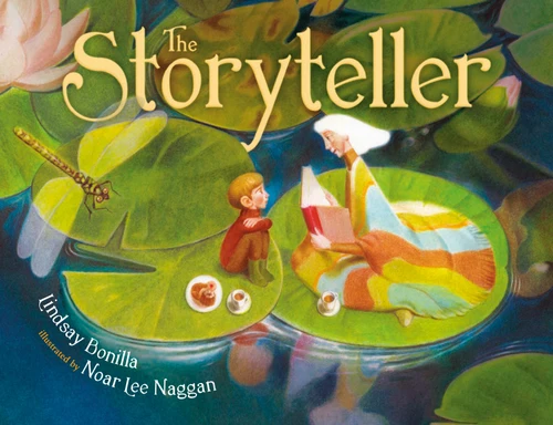 The Storyteller book cover by Lindsay Bonilla