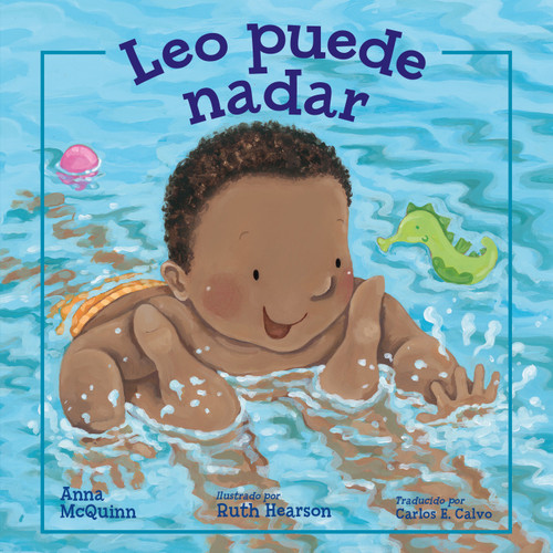Leo puede nadar book cover by Anna McQuinn