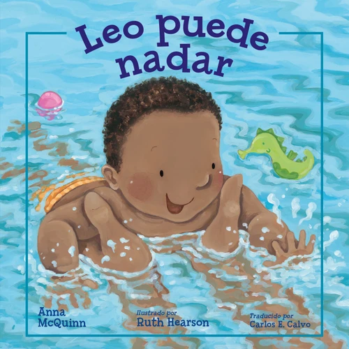 Leo puede nadar book cover by Anna McQuinn
