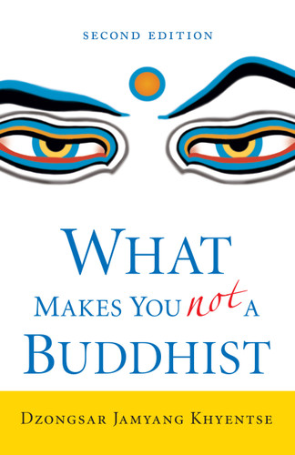 What Makes You Not a Buddhist book cover by Dzongsar Jamyang Khyentse