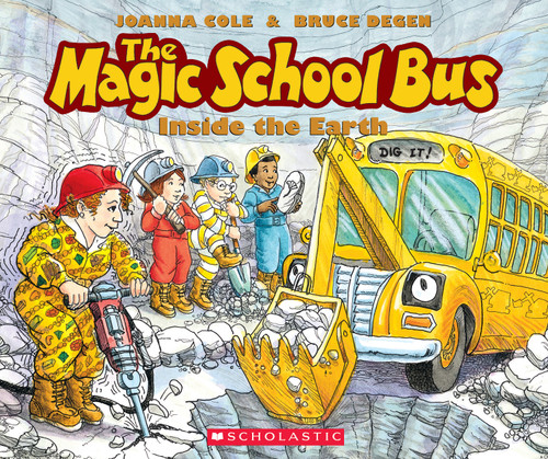 The Magic School Bus Inside the Earth (The Magic School Bus) book cover by Joanna Cole
