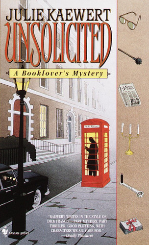 Unsolicited: A Booklover's Mystery (Booklovers) book cover by Julie Kaewert