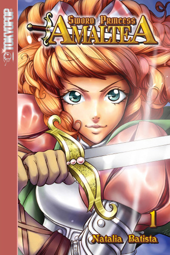 Sword Princess Amaltea, Volume 1 (English) book cover by Natalia Batista