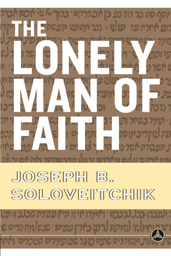 The Lonely Man of Faith book cover by Joseph B. Soloveitchik
