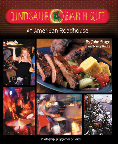 Dinosaur Bar-B-Que: An American Roadhouse [A Cookbook] book cover by John Stage, Nancy Radke