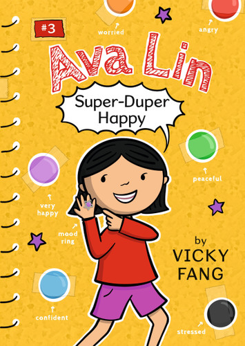 Ava Lin, Super-Duper Happy (Ava Lin) book cover by Vicky Fang