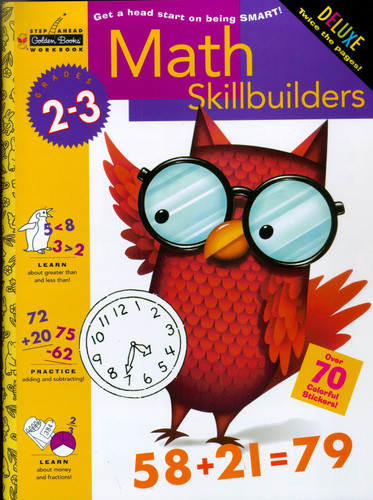 Math Skillbuilders (Grades 2 - 3) (Step Ahead) book cover by Golden Books