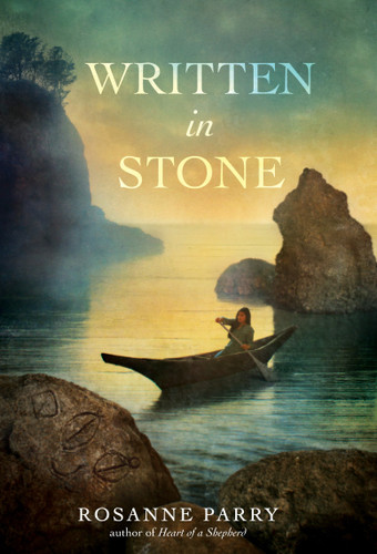 Written in Stone book cover by Rosanne Parry