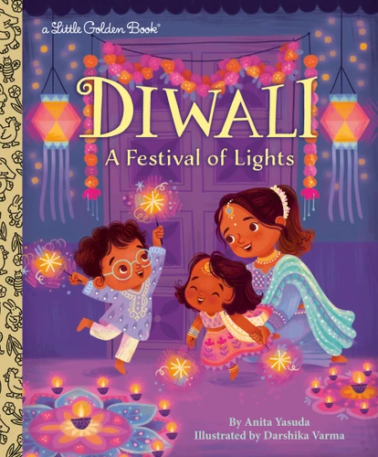 Diwali: A Festival of Lights (My Little Golden Book About...) book cover by Anita Yasuda