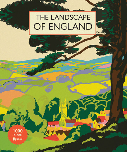 Landscape of England Jigsaw: 1000 piece jigsaw puzzle book cover by Brian Cook